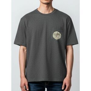 Hurley Lady Paradise Pocket Graphic Men's Charcoal Tee